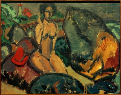 ELKirchner, पत्थरों के बीच बैटर द्वारा अर्नस्ट लुडविग किरचनर