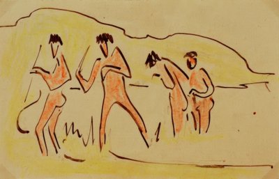 चमगादड़ फेंकने वाले नरकट द्वारा अर्नस्ट लुडविग किरचनर