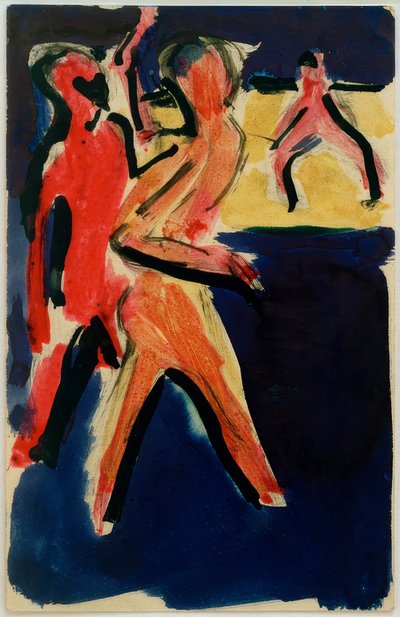 23 से Erich Heckel को पोस्टकार्ड द्वारा अर्नस्ट लुडविग किरचनर