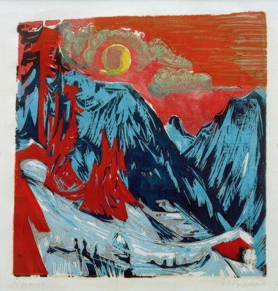 शीतकालीन चाँद द्वारा Ernst Ludwig Kirchner