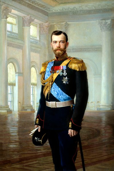 सम्राट निकोलस II, 1900 का चित्र द्वारा Ernst von Liphart