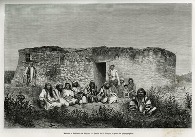 जेरिको (वेस्ट बैंक) के मकान और निवासी। E.Ronjat द्वारा उत्कीर्णन, आज सीरिया की कहानी को चित्रित करने के लिए, M.Lortet द्वारा, ल्यों के चिकित्सा संकाय के डीन, सार्वजनिक शिक्षा मंत्रालय द्वारा एक वैज्ञानिक मिशन के साथ, टूर में प्रकाशित द्वारा एटिने एंटोनी यूजीन रोनजत