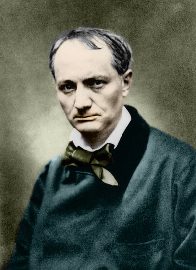चार्ल्स बौडेलेयर (1821-1867), फ्रांसीसी लेखक, फोटो डी कारजट। द्वारा एटिने कारजाटा