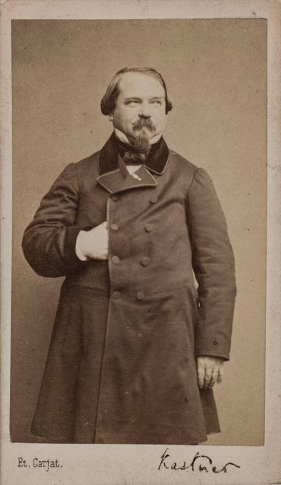 संगीतकार जीन-जॉर्जेस कास्टनर का पोर्ट्रेट 1810-1867, 1867। द्वारा एटिने कारजाटा