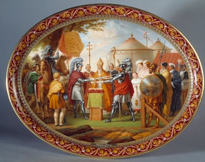 चॉकलेट सर्विंग ट्रे। एटिने चार्ल्स लेग्वे (1762-1846) द्वारा एटिएन चार्ल्स लेगुए
