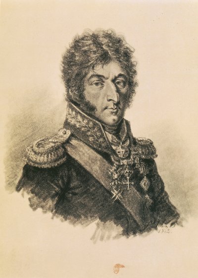 प्रिंस पीटर इवानोविच बागेशन (1765-1812) द्वारा एटिने गुस्टेव आबिन