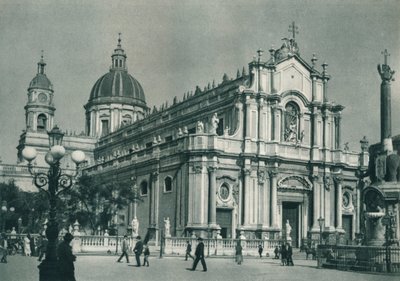 कैटेनिया कैथेड्रल, सिसिली, इटली, 1927 द्वारा यूजेन पोपेल