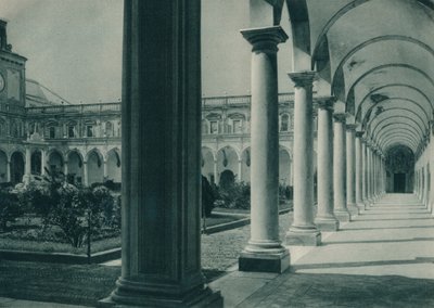 नेपल्स, इटली के पास सैन मार्टिनो के मठ में क्लोइस्ट्स, 1927 द्वारा यूजेन पोपेल