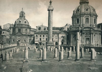 ट्रोजन का मंच, रोम, इटली, 1927 द्वारा यूजेन पोपेल