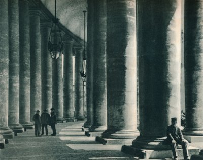 सेंट पीटर्स स्क्वायर, रोम, इटली, 1927 में उपनिवेश का हिस्सा द्वारा यूजेन पोपेल