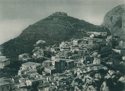मोंटे तिबेरियो, इटली, 1927 के साथ कैपरी का दृश्य द्वारा यूजेन पोपेल
