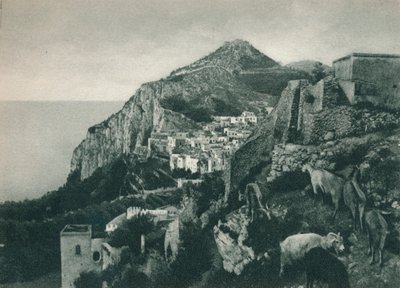 मोंटे सॉलरो, कैपरी, इटली, 1927 के साथ समुद्र का दृश्य द्वारा यूजेन पोपेल