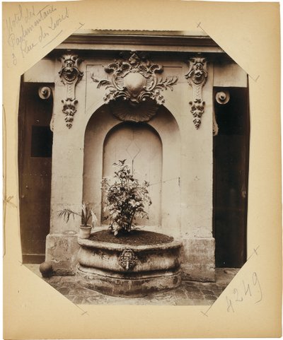 एल्बम से पृष्ठ &39;पुराने पेरिस के इतिहास के लिए दस्तावेज़&39;, c.1910 (एल्बम प्रिंट) (6225-19% देखें) द्वारा यूजेन एटगेट