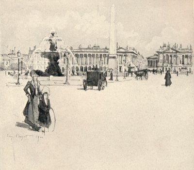 प्लेस डे ला कॉनकॉर्ड, 1915 द्वारा यूजीन बियोट