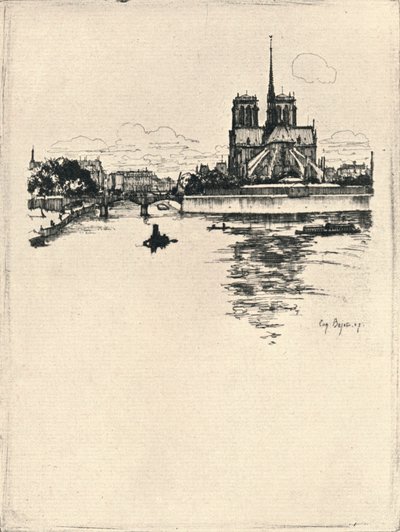 नॉट्रे डेम का एप, 1915 द्वारा यूजीन बियोट