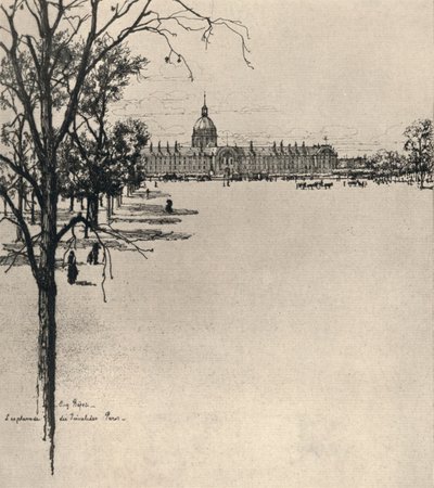 1915 में लेस इनवैलिड्स का एस्प्लेनेड द्वारा यूजीन बियोट