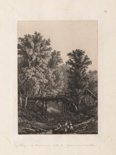 द लॉन्ड्रेसेस, 1838। द्वारा यूजीन ब्लेरी