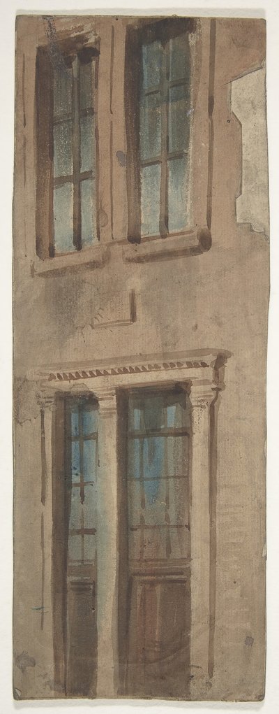 ओपेरा, पेरिस, 1830-90 में एक स्टेज सेट के लिए डिज़ाइन। द्वारा यूजीन सिसेरी