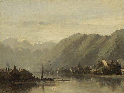 एक स्विस झील, 1838-90 द्वारा यूजीन देशेयस