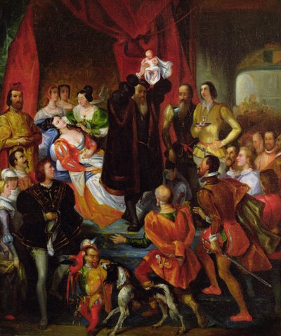 हेनरी IV का जन्म, c.1827 द्वारा यूजीन डेवेरिया