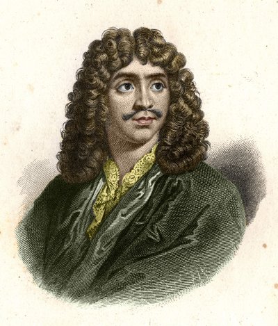 जीन बैप्टिस्ट पॉक्वेलिन डिट मोलिएर (1622 - 1673) को गिरौत द्वारा उकेरा गया था। द्वारा यूजीन गिरौद