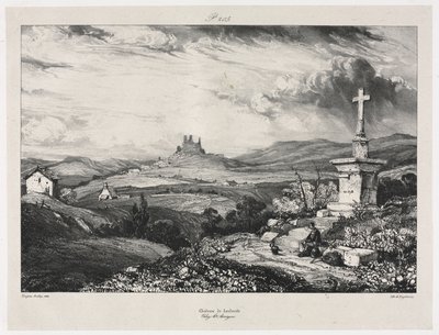 कैसल लार्डरोल, 1832। द्वारा यूजीन इसाबे