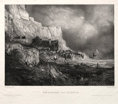 सिक्स मरीन्स: सरीपिंग ऑफ़ डाइपे, 1833। द्वारा यूजीन इसाबे