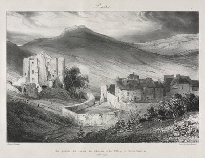 पुराने फ्रांस में, सुरम्य और रोमांटिक यात्रा, ऑवरगने ..., 1831। द्वारा यूजीन इसाबे