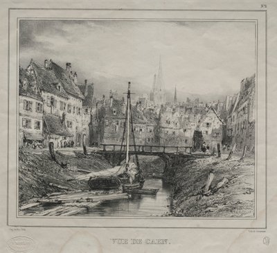 कान का दृश्य, 1832। द्वारा यूजीन इसाबे