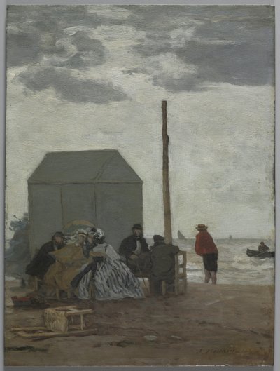 Deauville में समुद्र तट द्वारा यूजीन लुई बौडिन