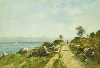 द रोड, एंटीब्स; एंटिबेस, ला रूट, 1893 द्वारा यूजीन लुई बौडिन