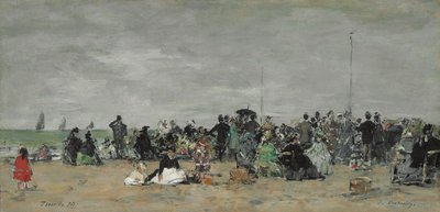 ट्राउविल बीच, 1874 द्वारा यूजीन लुई बौडिन