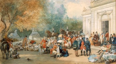 इंग्लैंड में एक शिकार नाश्ता, 1870 द्वारा यूजीन लुई लामिया