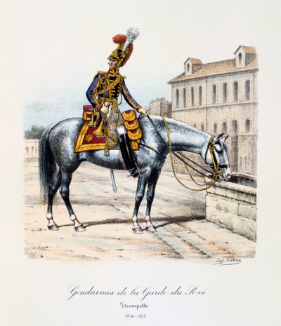 1814-15 को किंग्स गार्ड, ट्रम्पेटर के कांस्टेबल द्वारा यूजीन टिटेक्स