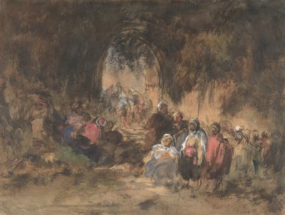 अरब रेस्टिंग, 1817-70। द्वारा यूजेनियो लुकास विलमिल