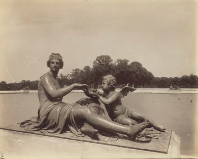 वर्साय, पार्क का कोना, 1901। द्वारा यूजेन एटगेट