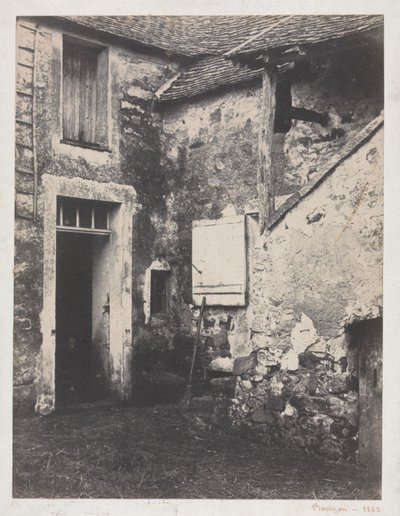 फार्मयार्ड, 1862। द्वारा यूजेन क्यूवेलियर
