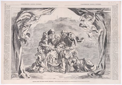 ला पिएटा, एल इलस्ट्रेशन से, 29 अगस्त 1863, 29 अगस्त 1863 द्वारा यूजीन डेलाक्रोइक्स