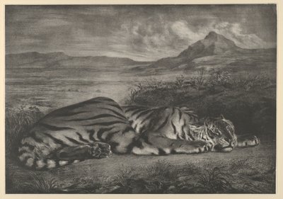 रॉयल टाइगर, 1829, 1829। द्वारा यूजीन डेलाक्रोइक्स