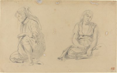 अल्जीयर्स की महिलाएं, 1833। द्वारा यूजीन डेलाक्रोइक्स