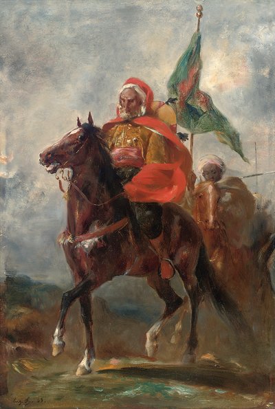 1863 में एक ओरिएंटलिस्ट घोड़े पर सवार था द्वारा यूजीन फ्रॉमेंटिन
