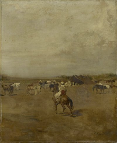 अरब एग्जीबिशन, c.1847 द्वारा यूजीन फ्रॉमेंटिन