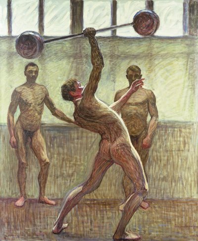 वेटिंग वेट्स विथ वन आर्म नंबर 2, 1914 द्वारा यूजीन जानसन