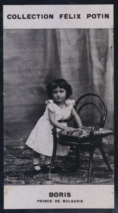 बोरिस, बुल्गारिया के क्राउन प्रिंस (1894) (बी/डब्ल्यू फोटो) द्वारा यूरोपीय फोटोग्राफर