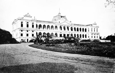 गवर्नमेंट हाउस, साइगॉन, c.1870s द्वारा यूरोपीय फोटोग्राफर