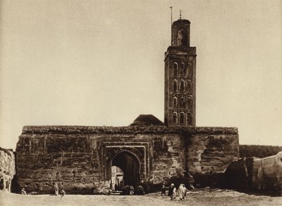 मेकनेस, मस्जिद (बी/डब्ल्यू फोटो) द्वारा यूरोपीय फोटोग्राफर