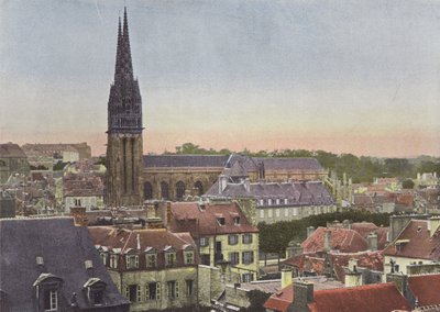 Quimper, माउंट फ्रूजी से देखें द्वारा यूरोपीय फोटोग्राफर