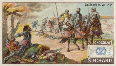 26 अगस्त 1444 को सेंट जैकब ए डेर बिर्स, स्विट्जरलैंड की लड़ाई द्वारा यूरोपीय स्कूल