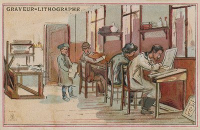 Lithographers द्वारा यूरोपीय स्कूल
