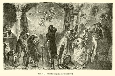 Phantasmagoria, रॉबर्टसन (उत्कीर्णन) द्वारा यूरोपीय स्कूल
